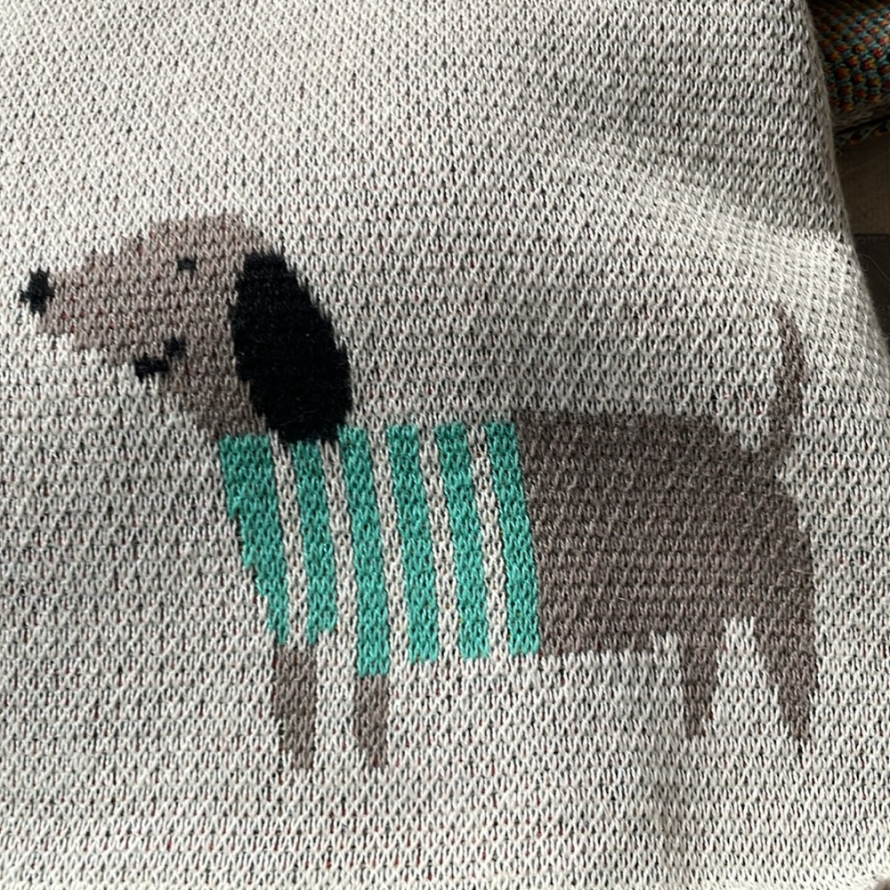 Dachshund  💯 % cotton throw blanket. - Picture 9 of 9
